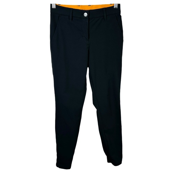 Macade Golf Pants - Macade Golf Size 34R Pants Black Slim Fit Performance Zipper Ankle Cuffs 1754